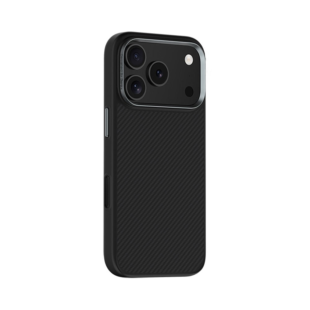 iPhone 17 Pro Kılıf Karbon Fiber M-safe Şarj Özellikli Benks Hybrid ArmorPro 600D Kevlar Kılıf