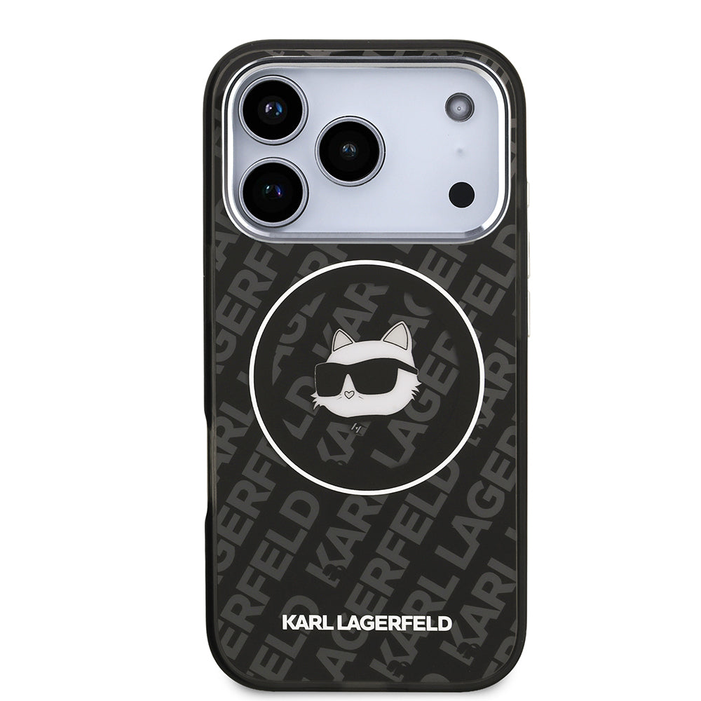 iPhone 17 Pro Kılıf Karl Lagerfeld Orijinal Lisanslı IML Baskılı Choupette Heads Kılıf