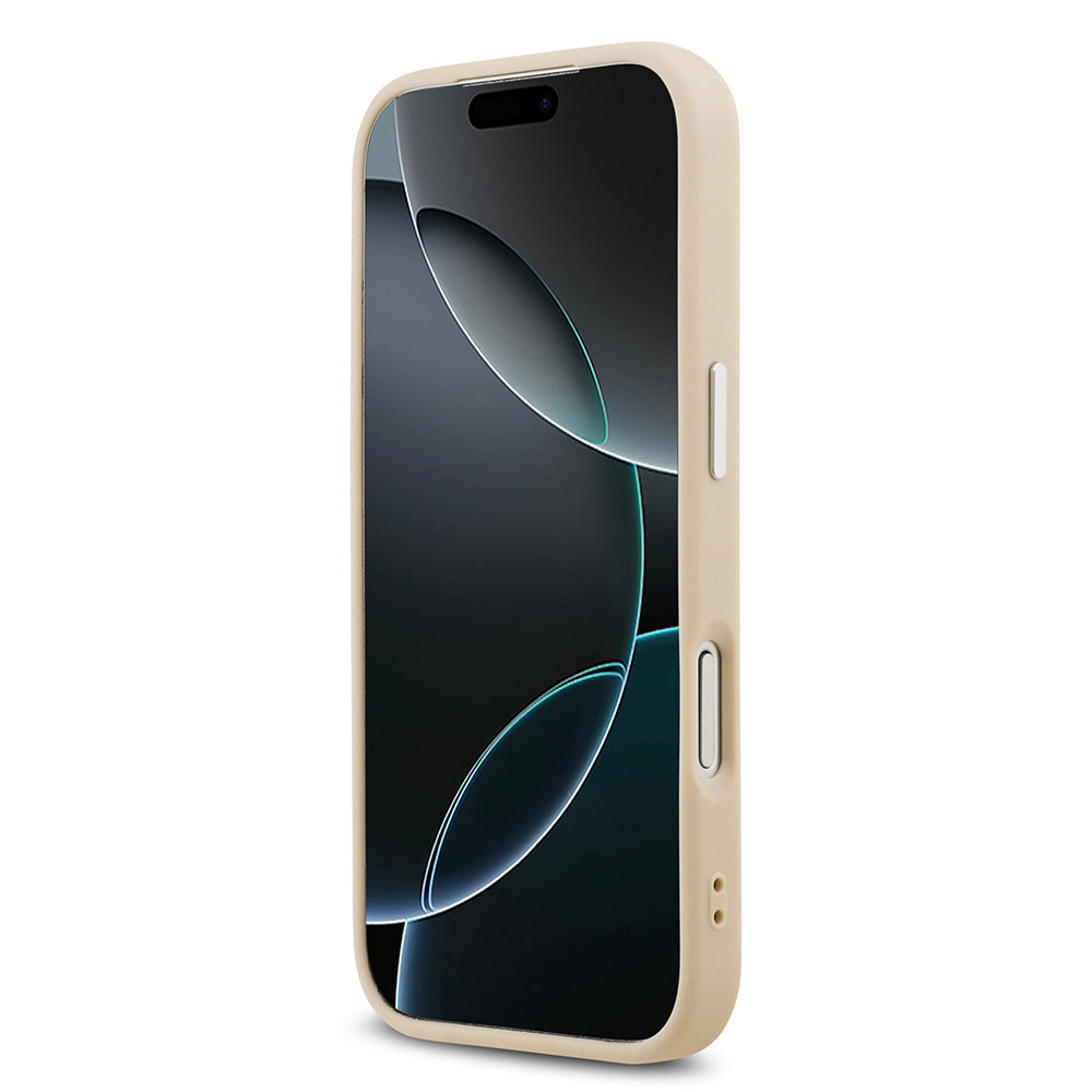iPhone 17 Pro Kılıf Karl Lagerfeld Orijinal Lisanslı M-safe Şarj Özellikli Metal Kamera ve Buton Tasarımlı K&C PU Deri Kılıf