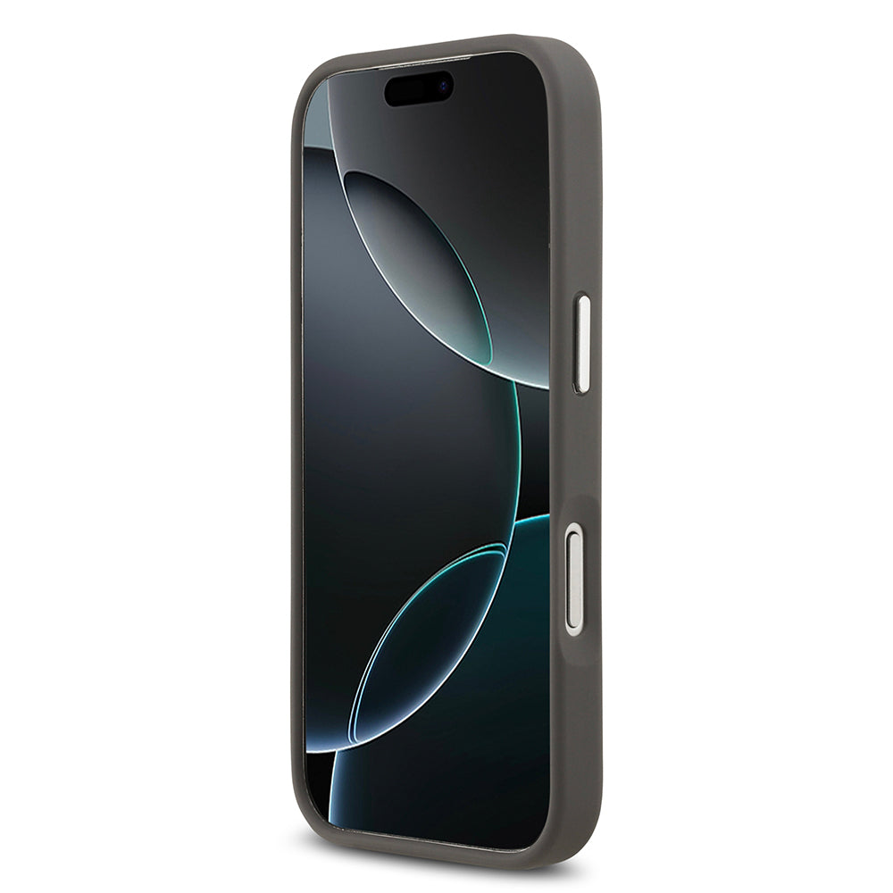 iPhone 17 Pro Kılıf Karl Lagerfeld Orijinal Lisanslı Metal Logolu K&C Heads Pin Kılıf
