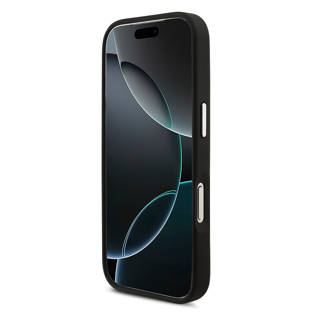 iPhone 17 Pro Kılıf Karl Lagerfeld Orijinal Lisanslı Metal Logolu K&C Heads Pin Kılıf