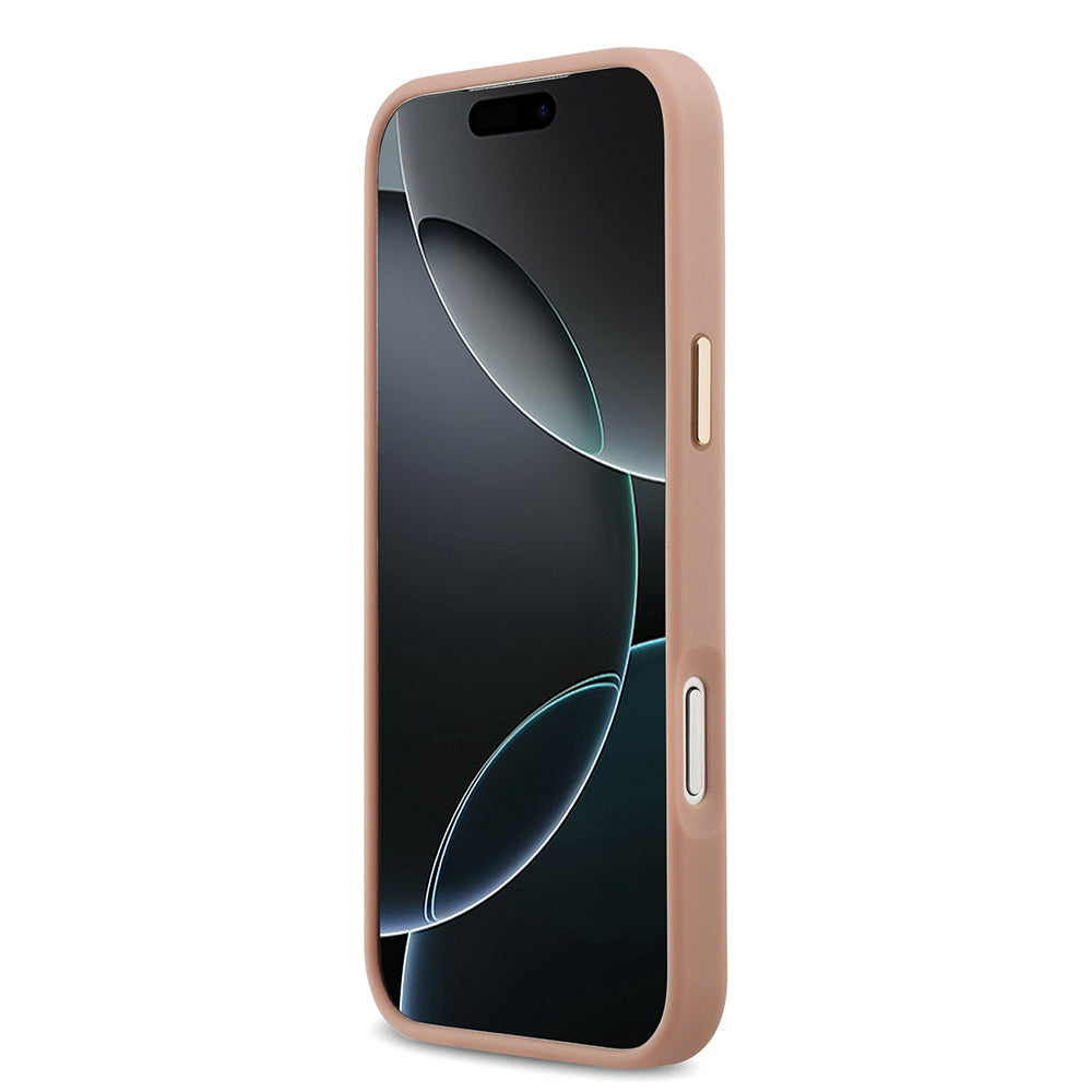 iPhone 17 Pro Kılıf Lacoste Orijinal Lisanslı M-safe Şarj Özellikli Champs Elysees PU Deri Tasarımlı Kılıf