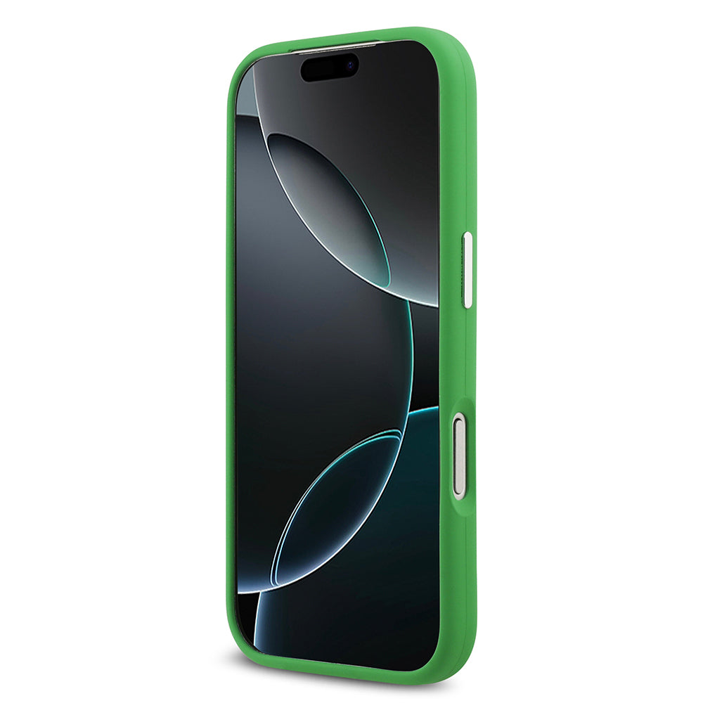 iPhone 17 Pro Kılıf Lacoste Orijinal Lisanslı M-safe Şarj Özellikli İkonik Logolu Metal Kamera Çerçeveli Silikon Kılıf