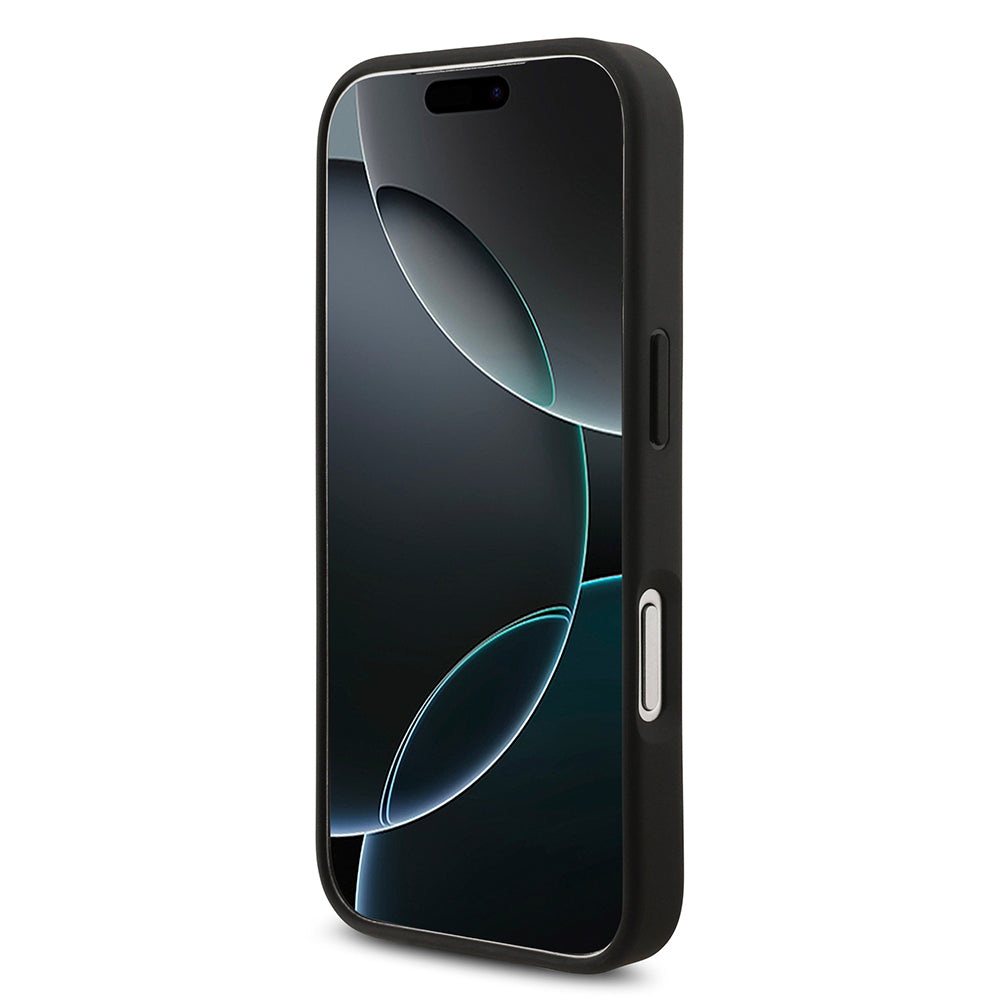 iPhone 17 Pro Kılıf Lacoste Orijinal Lisanslı M-safe Şarj Özellikli PU Deri Tasarımlı Karışık Monogram Desenli Kılıf