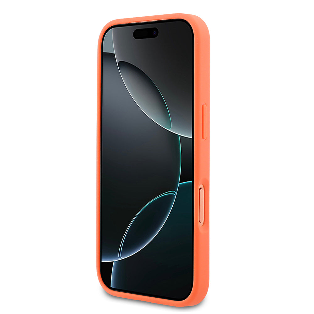 iPhone 17 Pro Kılıf Lacoste Orijinal Lisanslı M-safe Şarj Özellikli PU Pike Desenli Metal Logolu Kılıf
