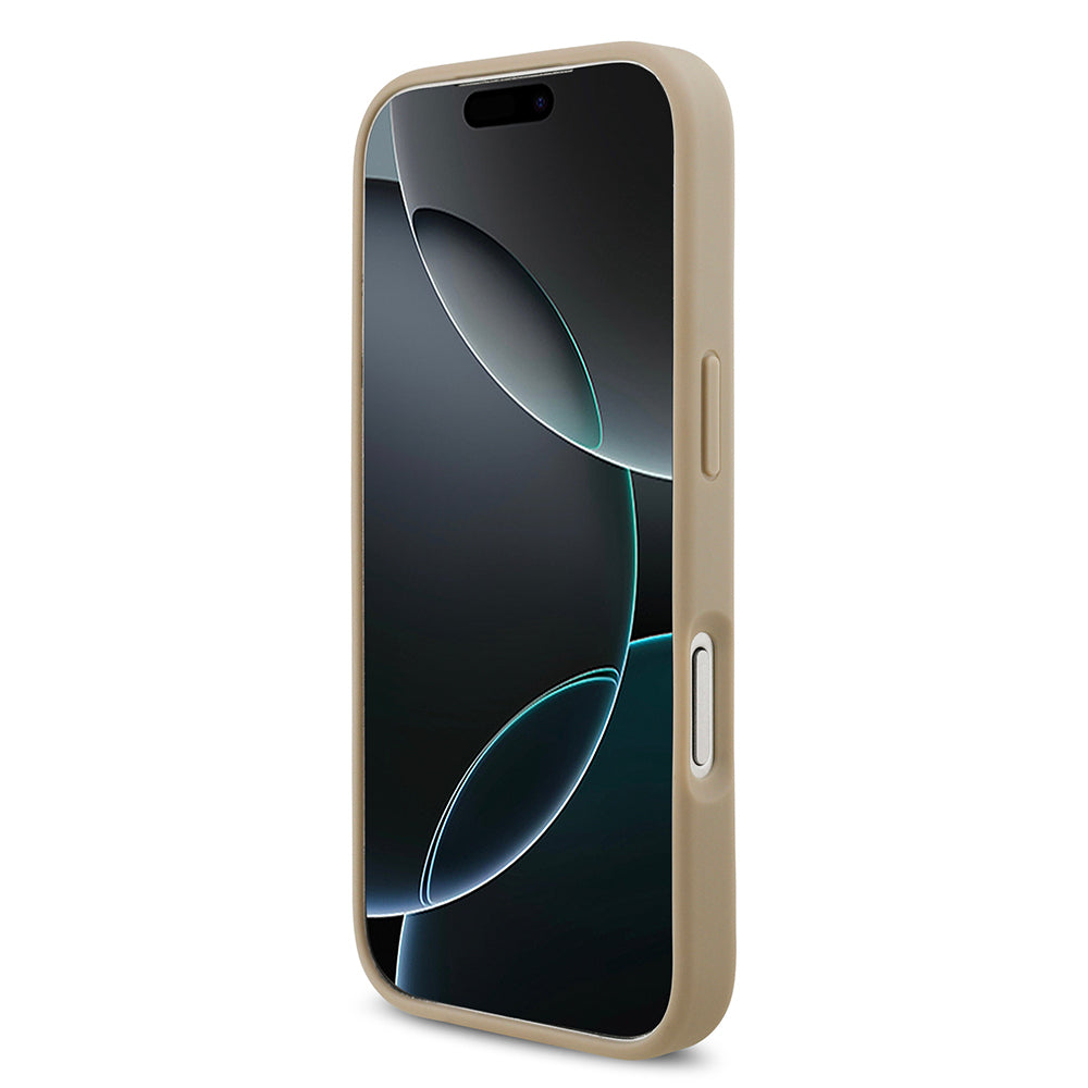 iPhone 17 Pro Kılıf Lacoste Orijinal Lisanslı M-safe Şarj Özellikli PU Pike Desenli Metal Logolu Kartlıklı Kılıf