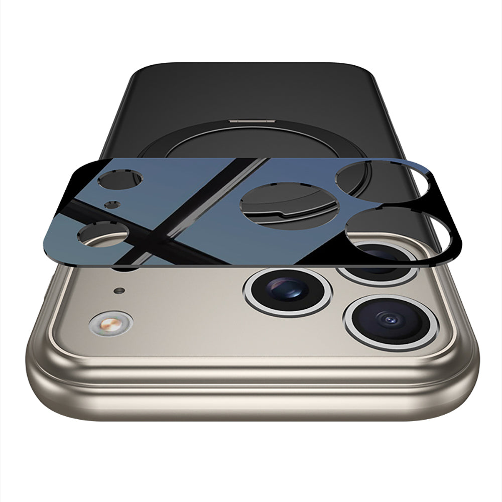 iPhone 17 Pro Kılıf M-safe Şarj Özellikli 360 Derece Standlı Çift Parçalı Zore Torino Kılıf