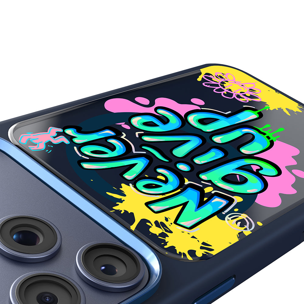 iPhone 17 Pro Kılıf M-safe Şarj Özellikli 3D Baskılı Tasarım Mutural Graffiti Serisi Kılıf