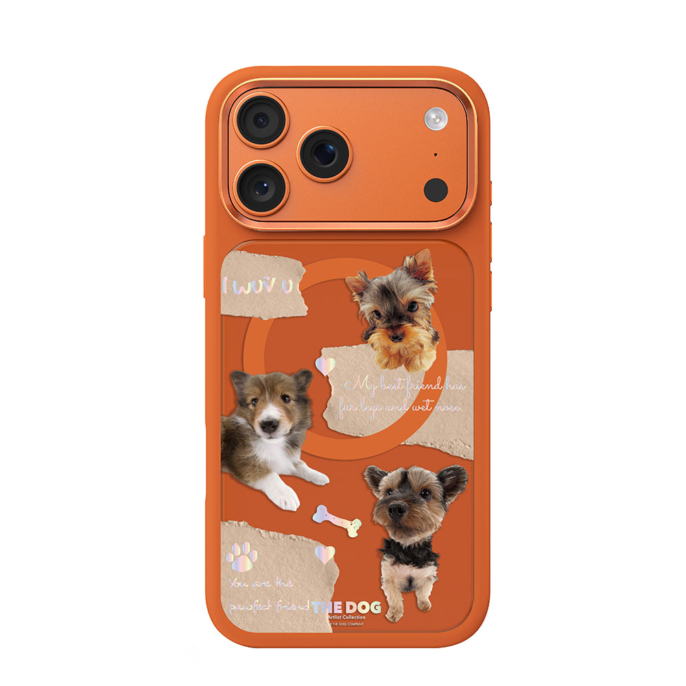 iPhone 17 Pro Kılıf M-safe Şarj Özellikli 3D Baskılı Tasarım Mutural The Dog Serisi Kılıf