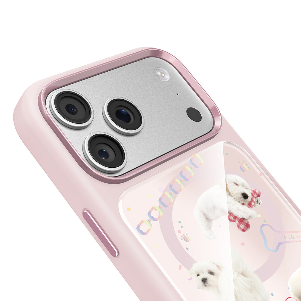 iPhone 17 Pro Kılıf M-safe Şarj Özellikli 3D Baskılı Tasarım Mutural The Dog Serisi Kılıf