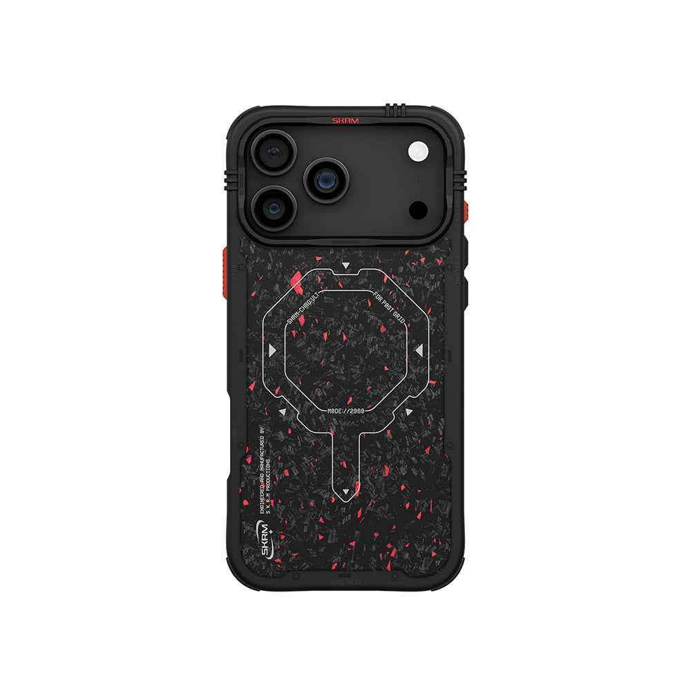 iPhone 17 Pro Kılıf M-safe Şarj Özellikli Airbag Tasarımlı Skinarma Vektor Kılıf