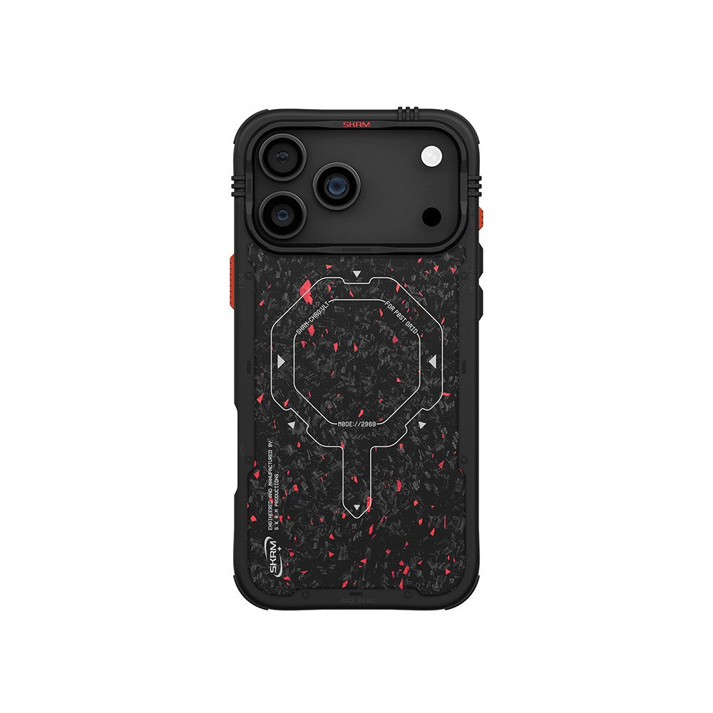 iPhone 17 Pro Kılıf M-safe Şarj Özellikli Airbag Tasarımlı Skinarma Vektor Kılıf