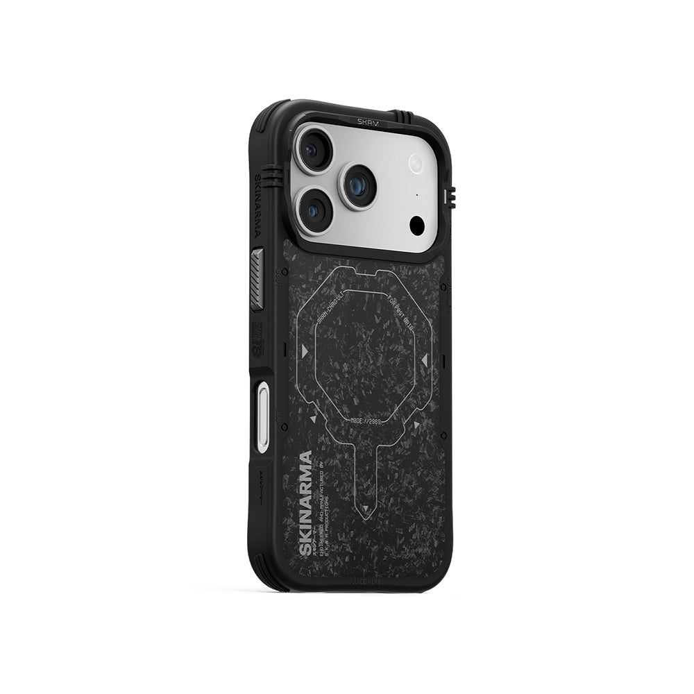 iPhone 17 Pro Kılıf M-safe Şarj Özellikli Airbag Tasarımlı Skinarma Vektor Kılıf