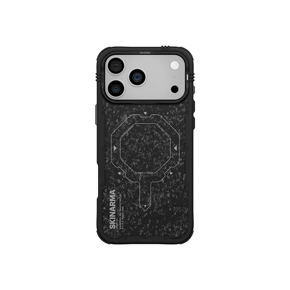 iPhone 17 Pro Kılıf M-safe Şarj Özellikli Airbag Tasarımlı Skinarma Vektor Kılıf