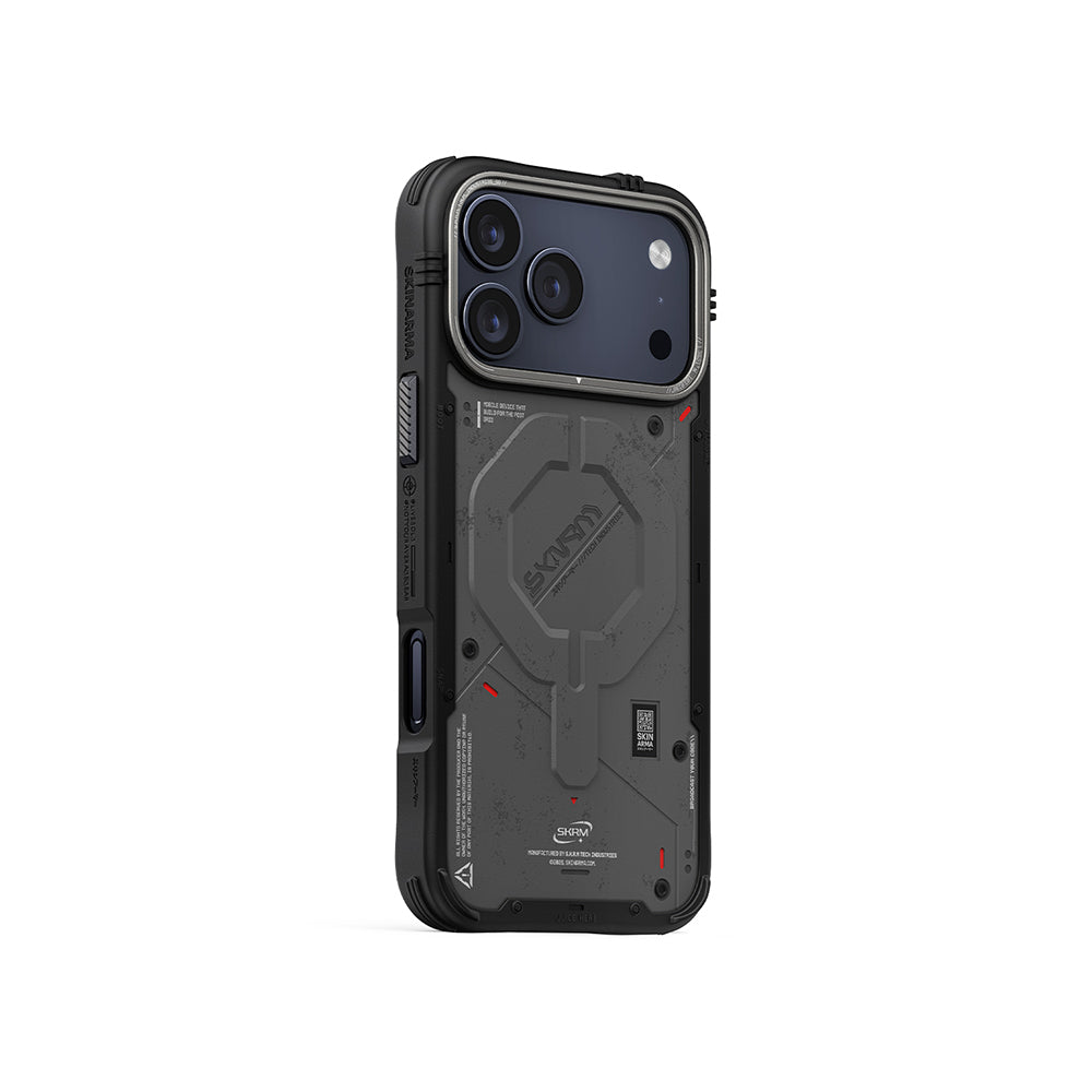 iPhone 17 Pro Kılıf M-Safe Şarj Özellikli Airbag Tasarımlı Skinarma Vigor Kılıf