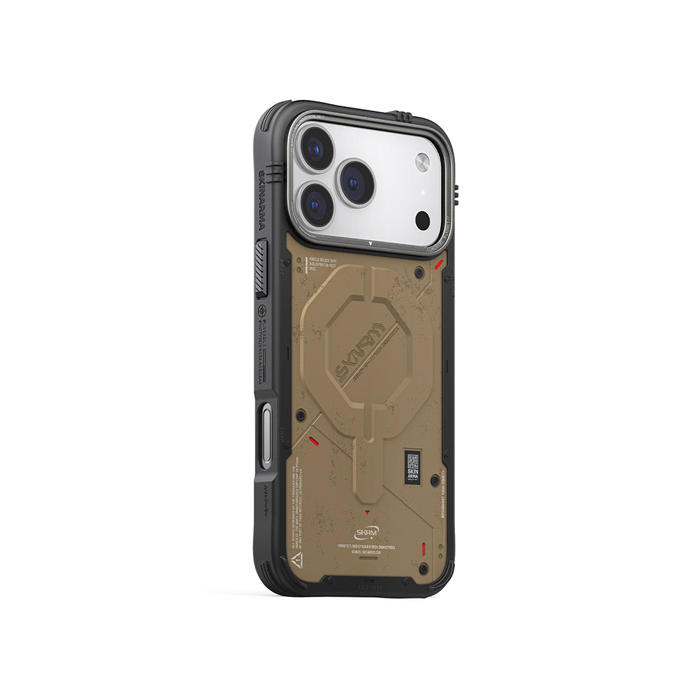 iPhone 17 Pro Kılıf M-Safe Şarj Özellikli Airbag Tasarımlı Skinarma Vigor Kılıf