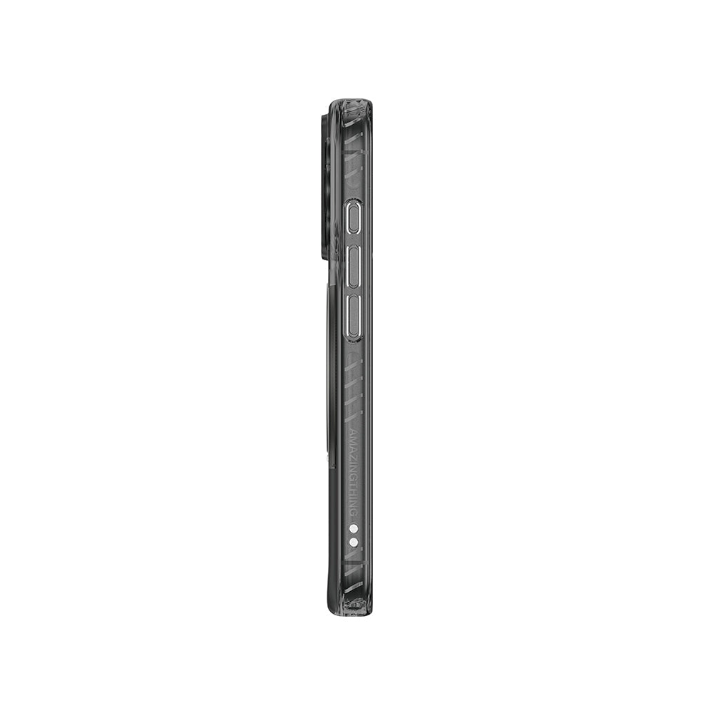 iPhone 17 Pro Kılıf M-Safe Şarj Özellikli Airbag Tasarımlı Standlı AmazingThing Titan Pro MagSpin Kılıf