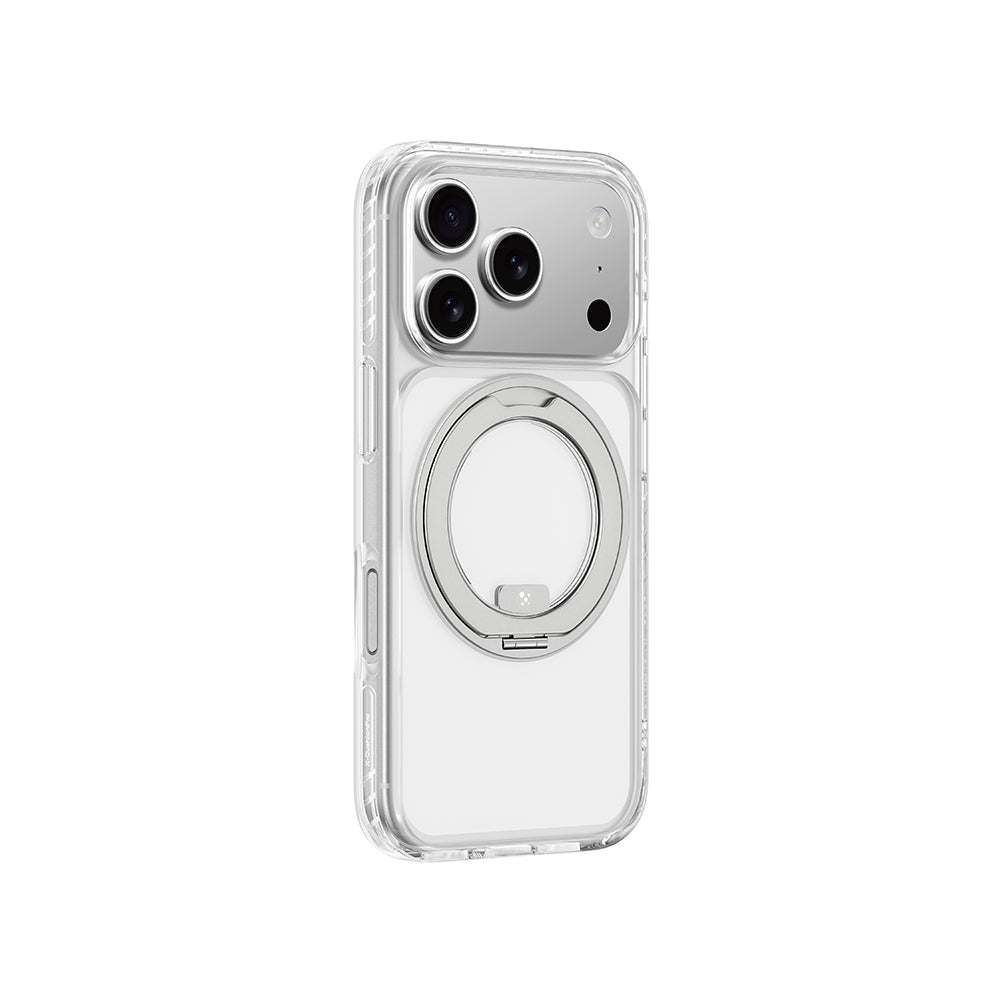 iPhone 17 Pro Kılıf M-Safe Şarj Özellikli Airbag Tasarımlı Standlı AmazingThing Titan Pro MagSpin Kılıf