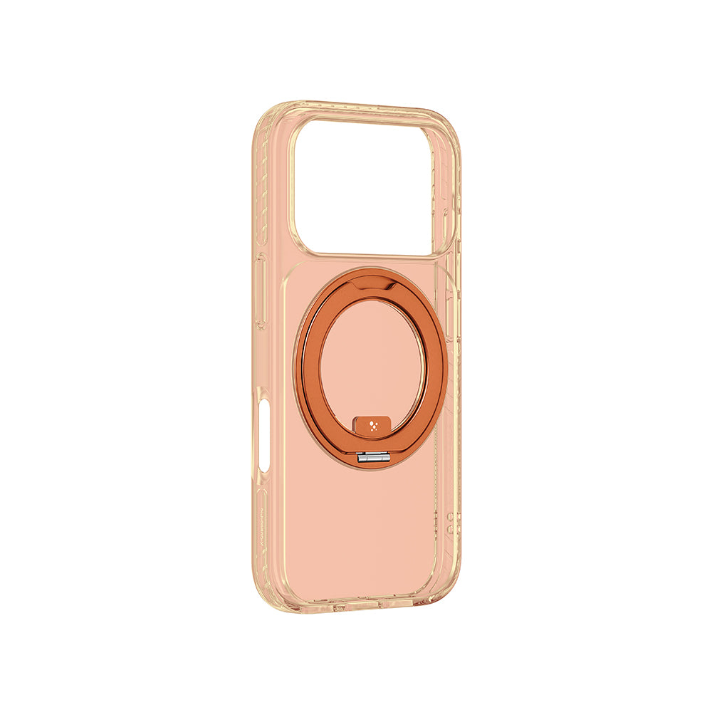 iPhone 17 Pro Kılıf M-Safe Şarj Özellikli Airbag Tasarımlı Standlı AmazingThing Titan Pro MagSpin Kılıf