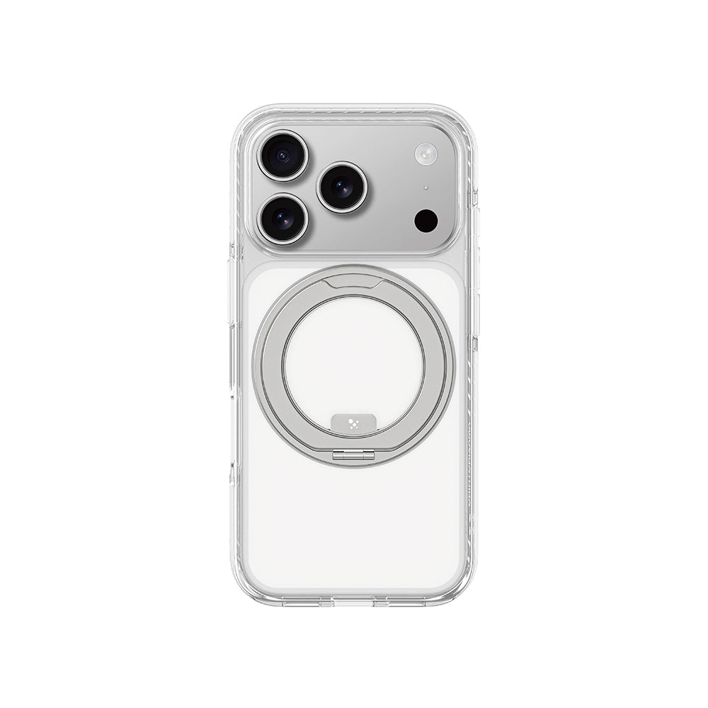 iPhone 17 Pro Kılıf M-Safe Şarj Özellikli Airbag Tasarımlı Standlı AmazingThing Titan Pro MagSpin Kılıf