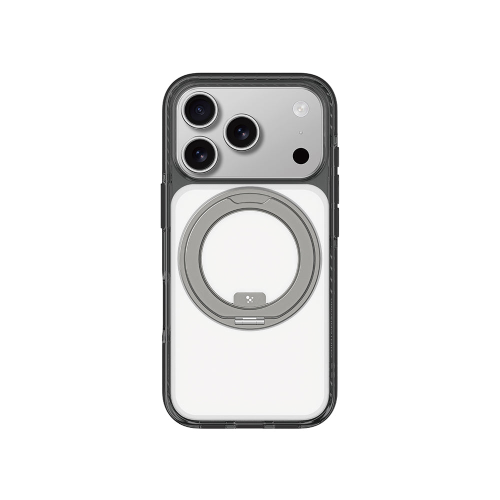iPhone 17 Pro Kılıf M-Safe Şarj Özellikli Airbag Tasarımlı Standlı AmazingThing Titan Pro MagSpin Kılıf