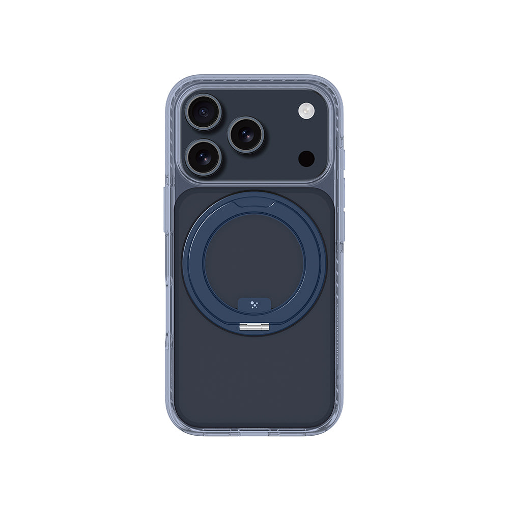iPhone 17 Pro Kılıf M-Safe Şarj Özellikli Airbag Tasarımlı Standlı AmazingThing Titan Pro MagSpin Kılıf
