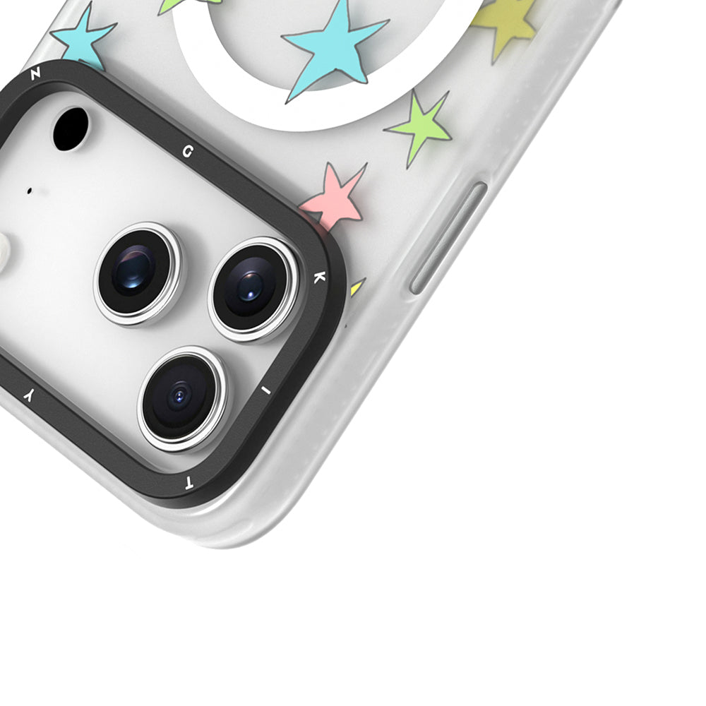 iPhone 17 Pro Kılıf M-Safe Şarj Özellikli Airbagli Çift Katmanlı Youngkit Sweathart Serisi Kılıf