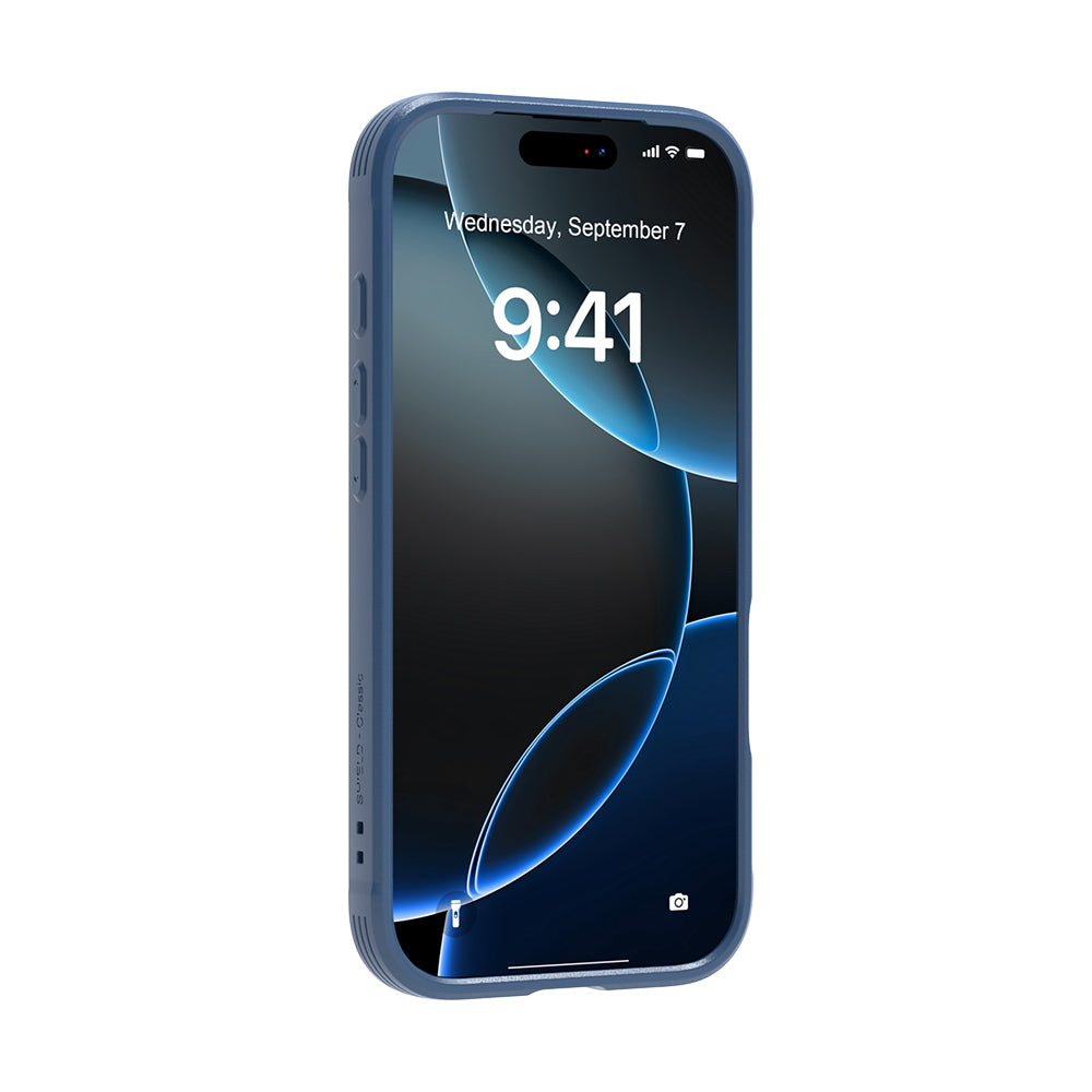 iPhone 17 Pro Kılıf M-safe Şarj Özellikli Airbagli Raptic Shield Serisi Şeffaf Arka Yüzey Kılıf