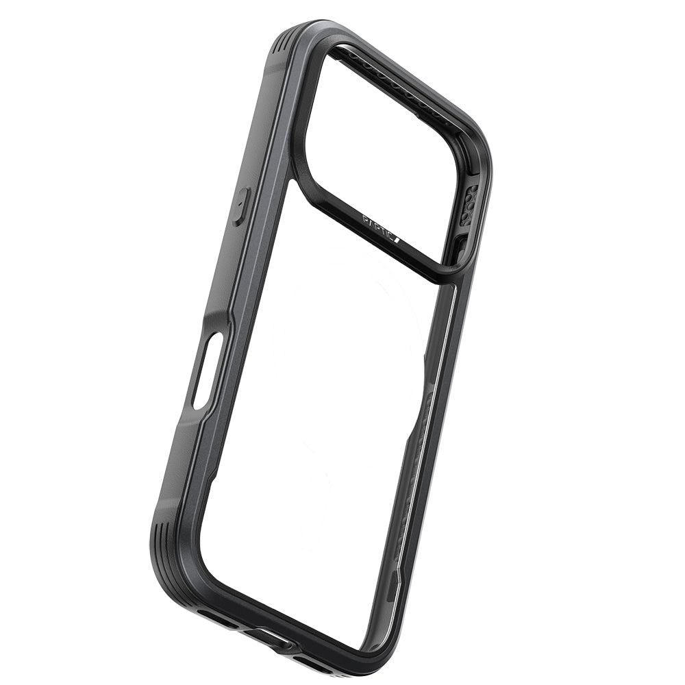 iPhone 17 Pro Kılıf M-safe Şarj Özellikli Airbagli Raptic Shield Serisi Şeffaf Arka Yüzey Kılıf