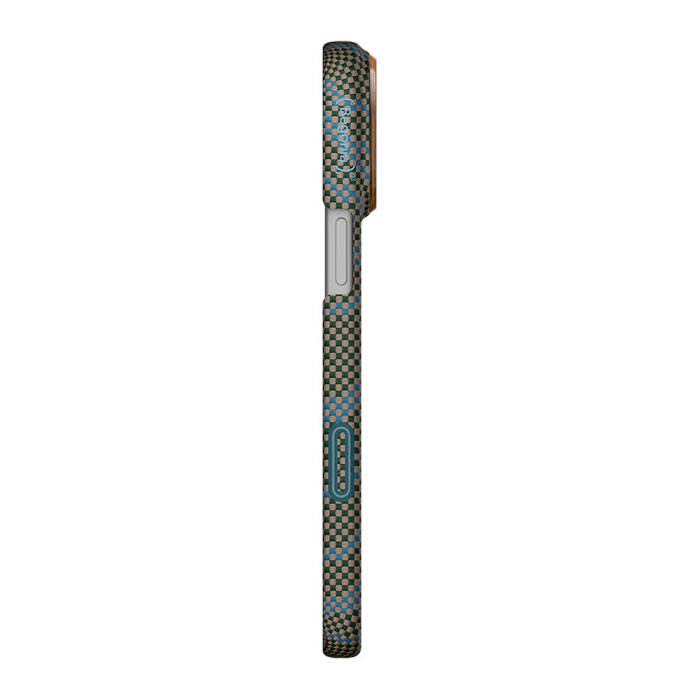 iPhone 17 Pro Kılıf M-safe Şarj Özellikli Aramid Karbon Fiber Pitaka Breath of Veins Serisi Kılıf