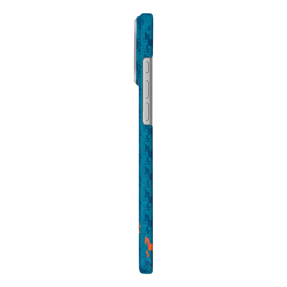 iPhone 17 Pro Kılıf M-safe Şarj Özellikli Aramid Karbon Fiber Pitaka Edge Serisi Happiness Rides Kılıf