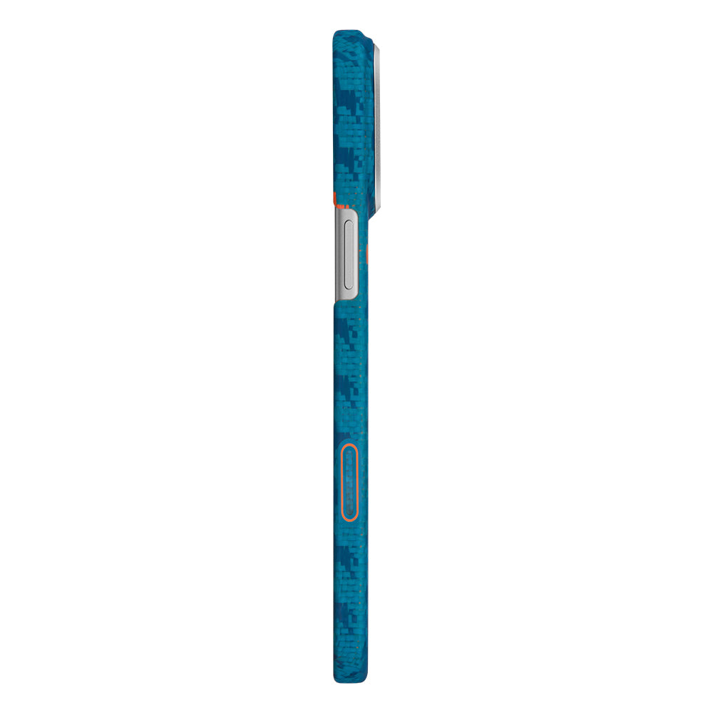 iPhone 17 Pro Kılıf M-safe Şarj Özellikli Aramid Karbon Fiber Pitaka Edge Serisi Happiness Rides Kılıf