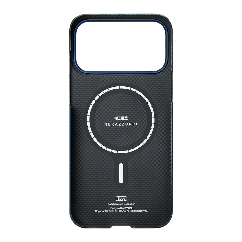 iPhone 17 Pro Kılıf M-safe Şarj Özellikli Aramid Karbon Fiber Pitaka İnternazionale Milano Serisi Kılıf