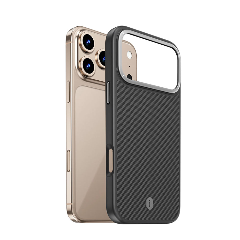 iPhone 17 Pro Kılıf M-safe Şarj Özellikli Aramid Fiber Wiwu Defense Ultra Serisi DCC-205 Kılıf