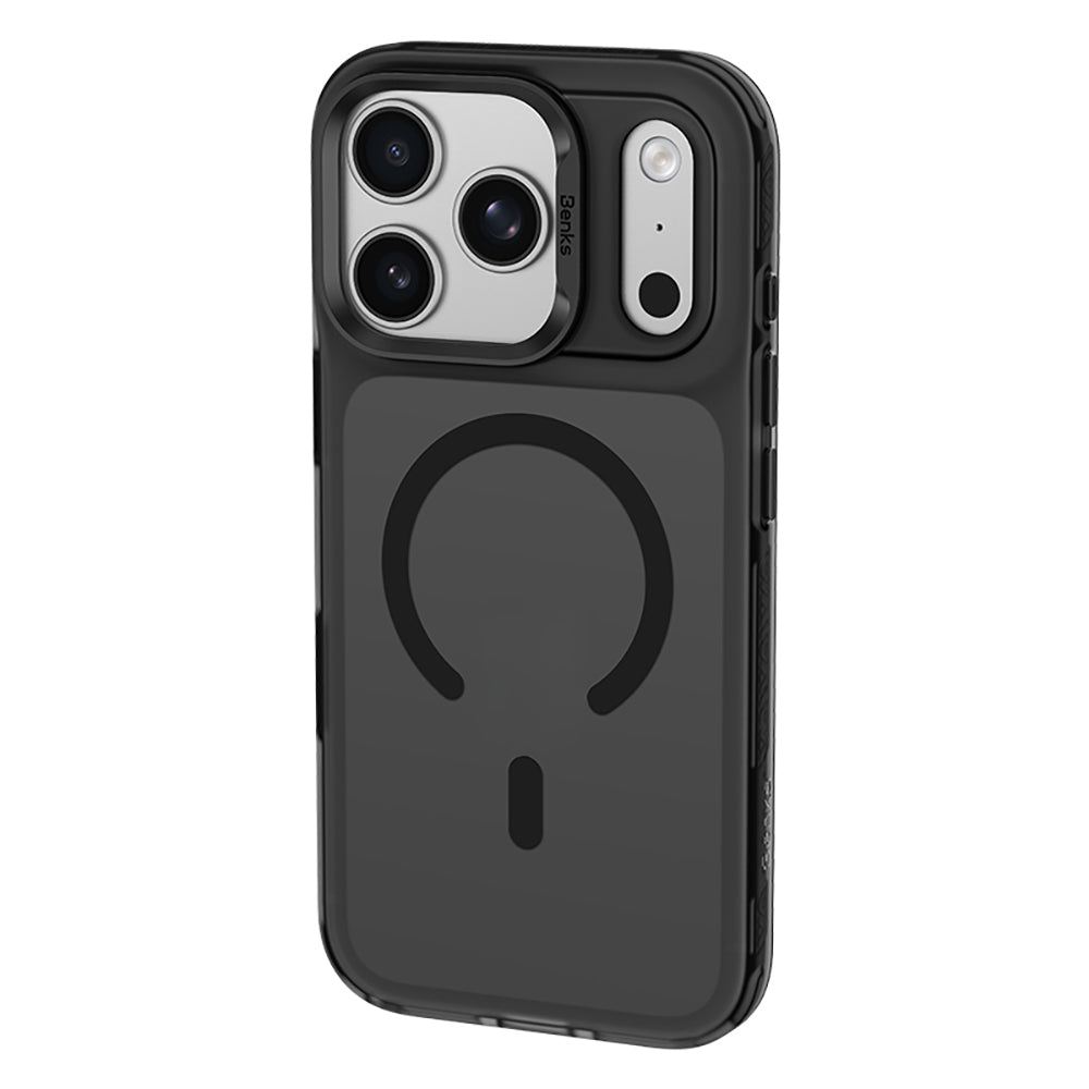 iPhone 17 Pro Kılıf M-Safe Şarj Özellikli Benks C-Magnet Lucid Armor Kılıf