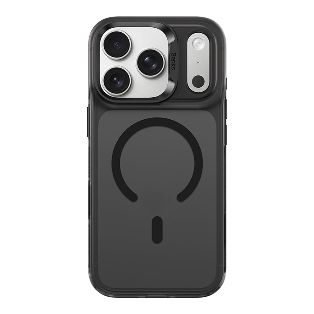 iPhone 17 Pro Kılıf M-Safe Şarj Özellikli Benks C-Magnet Lucid Armor Kılıf