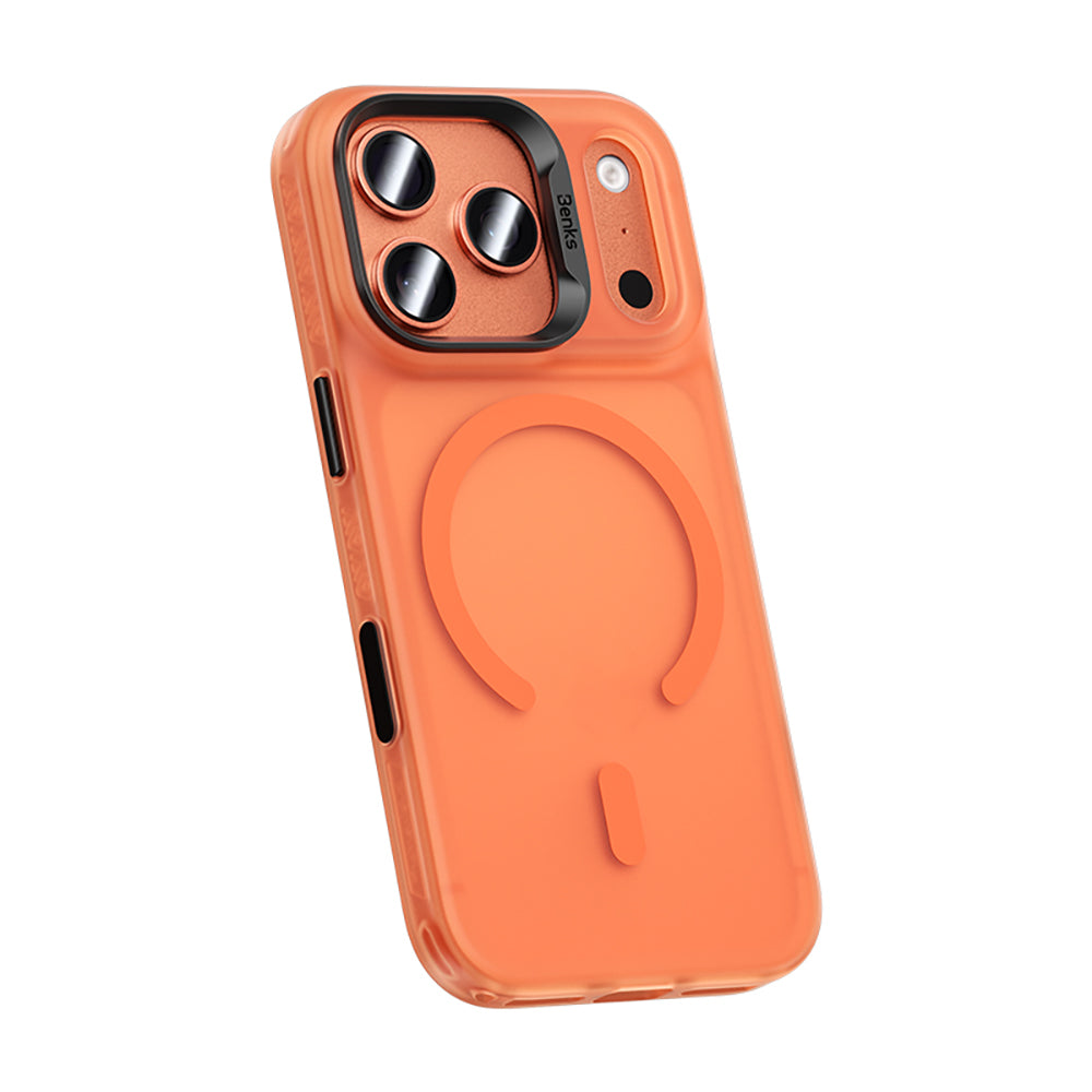 iPhone 17 Pro Kılıf M-Safe Şarj Özellikli Benks C-Magnet Lucid Armor Kılıf