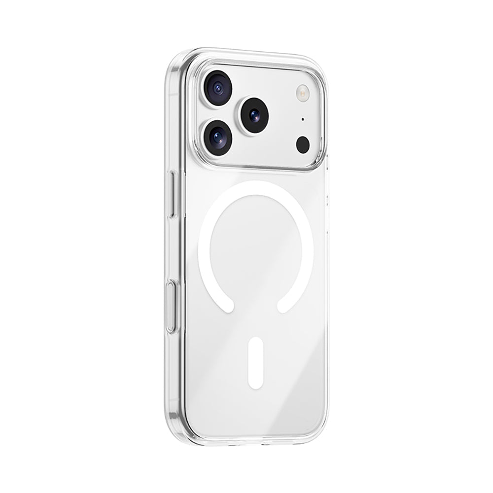 iPhone 17 Pro Kılıf M-safe Şarj Özellikli Benks Crystal Serisi Şeffaf Kılıf