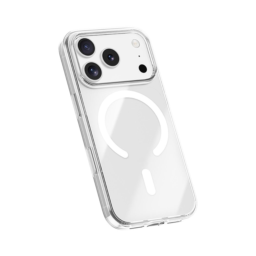 iPhone 17 Pro Kılıf M-safe Şarj Özellikli Benks Crystal Serisi Şeffaf Kılıf