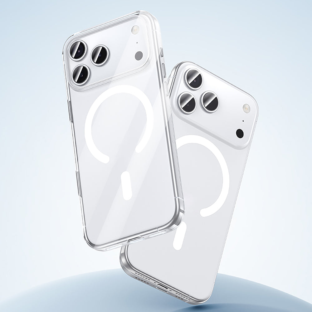 iPhone 17 Pro Kılıf M-safe Şarj Özellikli Benks Crystal Serisi Şeffaf Kılıf