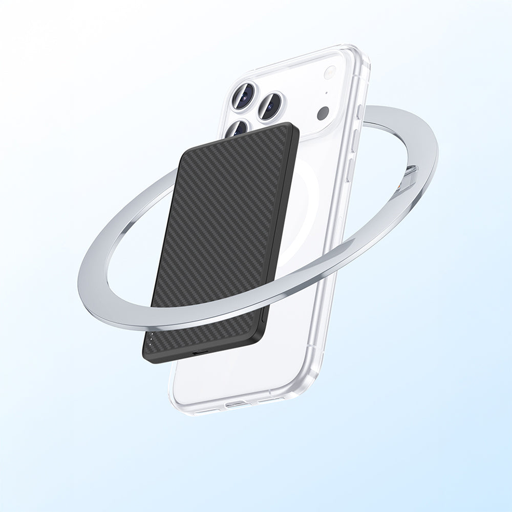 iPhone 17 Pro Kılıf M-safe Şarj Özellikli Benks Crystal Serisi Şeffaf Kılıf