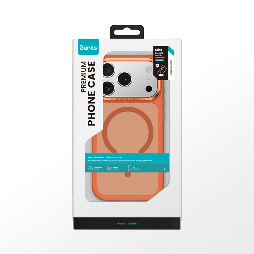 iPhone 17 Pro Kılıf M-Safe Şarj Özellikli Benks Mist C-Magnet Kılıf