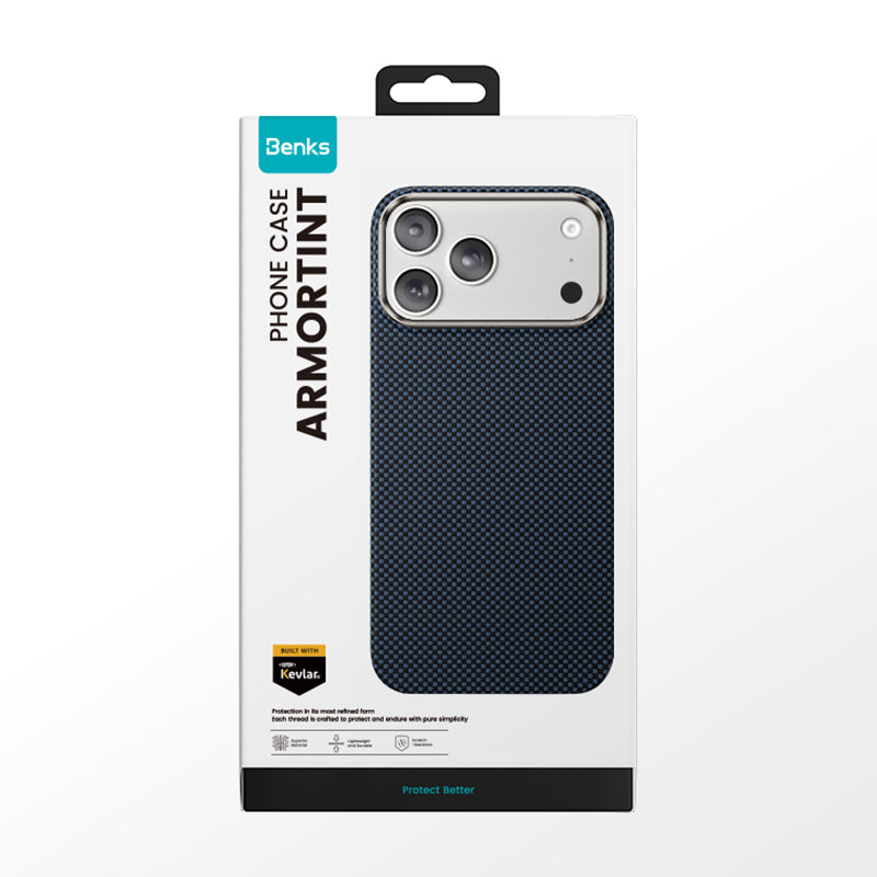 iPhone 17 Pro Kılıf M-safe Şarj Özellikli Benks Yeni Seri ArmorTint ArmorAir Kevlar Karbon Kılıf