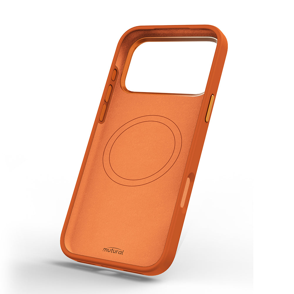 iPhone 17 Pro Kılıf M-safe Şarj Özellikli Çiçek Tasarımlı Mutural Flower Serisi Kılıf