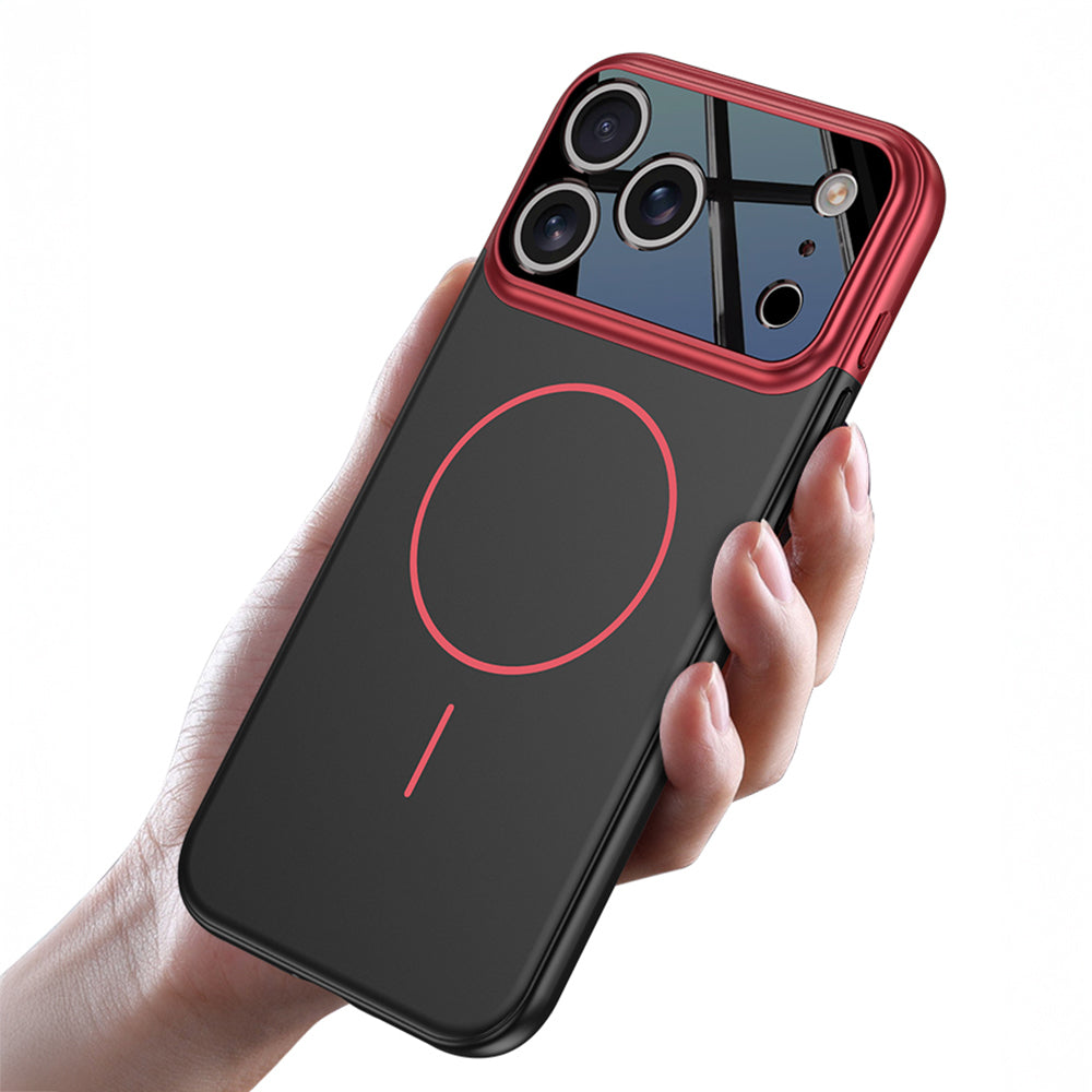 iPhone 17 Pro Kılıf M-safe Şarj Özellikli Çift Parçalı Zore Napoli Kılıf