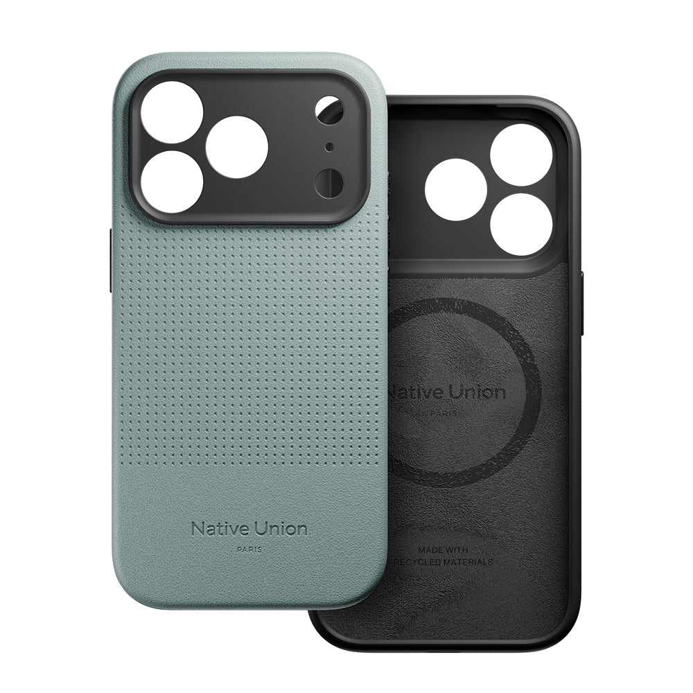 iPhone 17 Pro Kılıf M-safe Şarj Özellikli Deri Dokulu Native Union 2025 Active Serisi Kılıf
