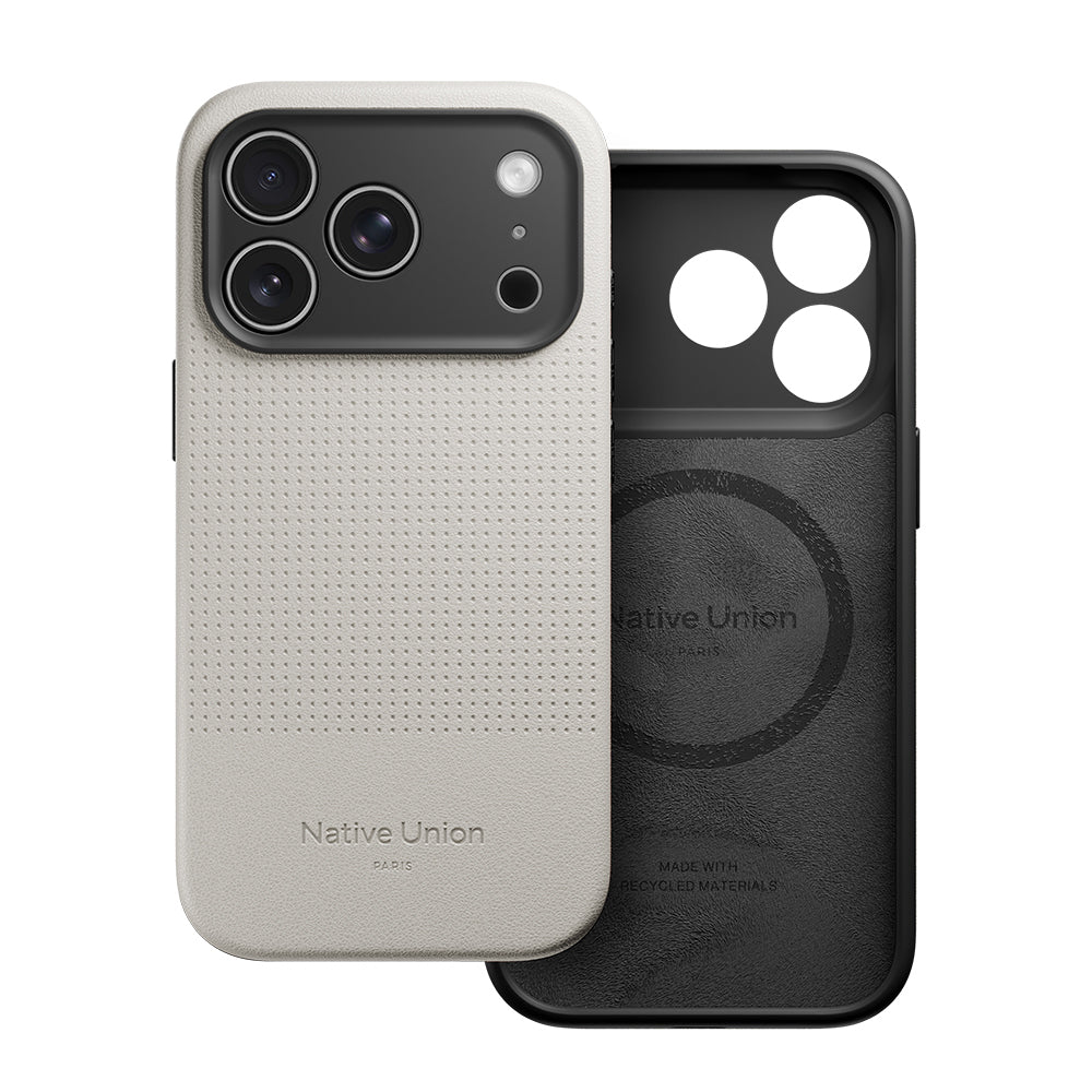 iPhone 17 Pro Kılıf M-safe Şarj Özellikli Deri Dokulu Native Union 2025 Active Serisi Kılıf
