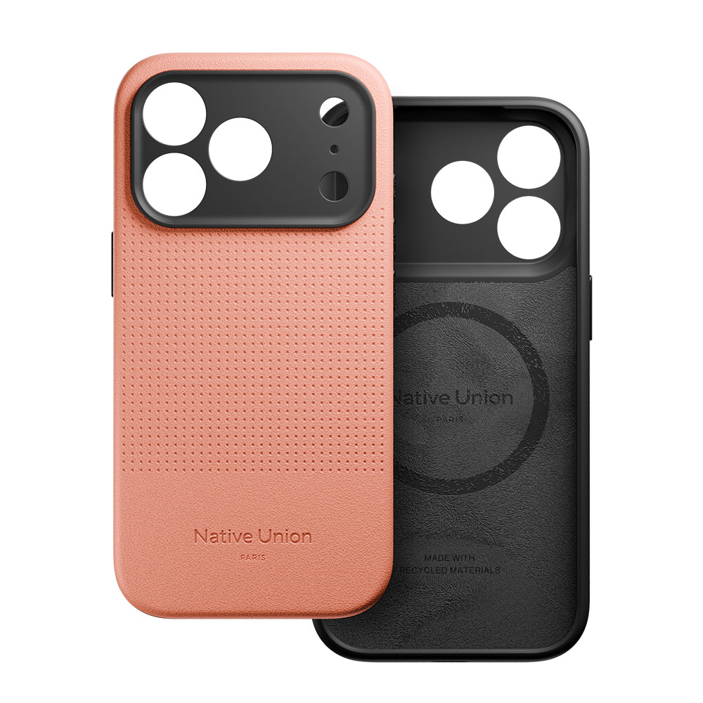 iPhone 17 Pro Kılıf M-safe Şarj Özellikli Deri Dokulu Native Union 2025 Active Serisi Kılıf