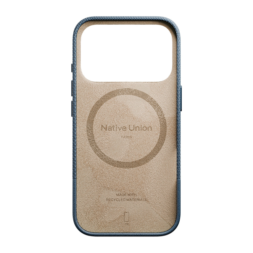 iPhone 17 Pro Kılıf M-safe Şarj Özellikli Deri Dokulu Native Union RE Classic Serisi Kılıf