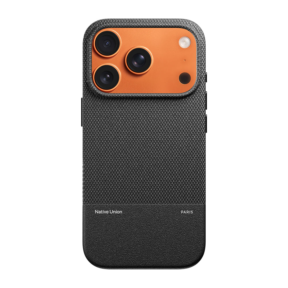 iPhone 17 Pro Kılıf M-safe Şarj Özellikli Deri Dokulu Native Union RE Classic Serisi Kılıf
